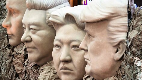 Vladimiras Putinas, Xi Jinpingas, Kim Jong Unas, Donaldas Trumpas 