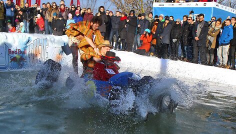 Vilniuje surengtas &bdquo;Red Bull Jump & Freeze&ldquo; renginys