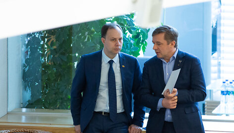 Aurelijus Veryga ir Ramūnas Karbauskis