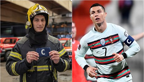 Cristiano Ronaldo kapitono raištis parduotas už didžiulę sumą, kuri atiteks kilniam tikslui