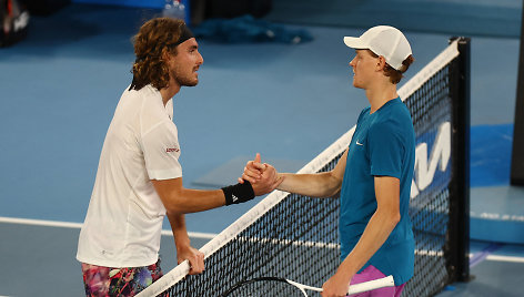 Stefanos Tsitsipas ir Jannikas Sinneris