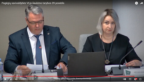 Meras Vaidas Bendaravičius ir vicemerė Ligita Kazlauskienė
