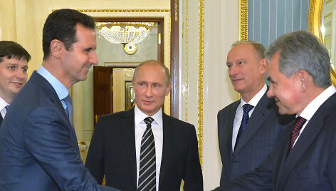 Basharas al Assadas, Vladimiras Putinas ir Sergejus &Scaron;oigu