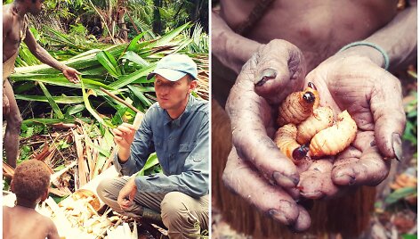 A.Morkūnas Papua saloje savaitę gyveno pas unikalią Korowai gentį