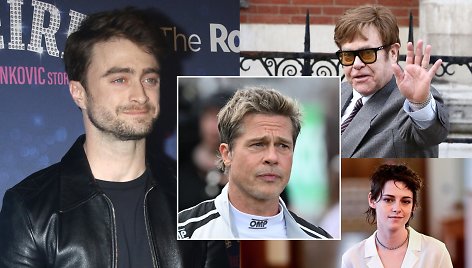 Danielis Radcliffe'as, Bradas Pittas, Eltonas Johnas, Kristen Stewart