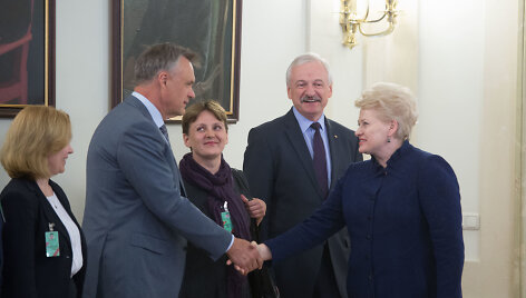 Robertas Dargis ir Dalia Grybauskaitė