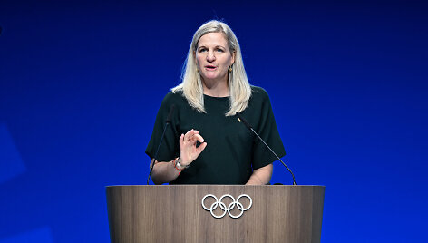 IOC prezidentė Kirsty Coventry