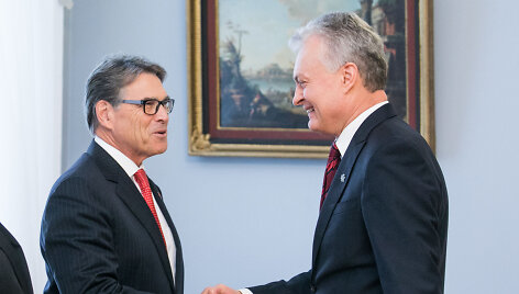 Rickas Perry ir Gitanas Nausėda