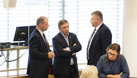 Saulius Skvernelis, Ramūnas Karbauskis, Andrius Palionis