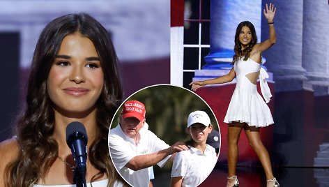 Kai Madison Trump ir Donaldas Trumpas