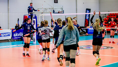 &bdquo;Kauno-VDU&ldquo; tinklininkių triumfas