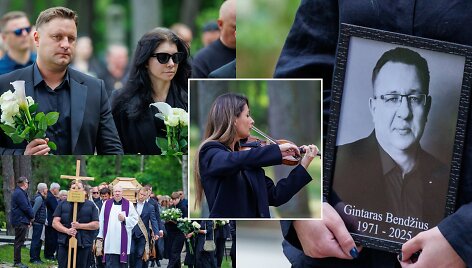 Atsisveikinimas su Gintaru Bendžiumi