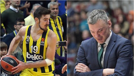 Nando de Colo ir &Scaron;arūnas Jasikevičius