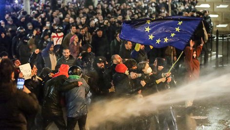 Protestas prieš įstatymą Tbilisyje, Sakartvele