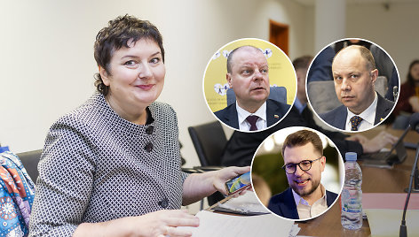 Lina Jaruševičienė, Saulius Skvernelis, Aurelijus Veryga ir Lukas Savickas