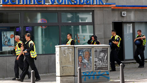 Policija prie banko Berlyne