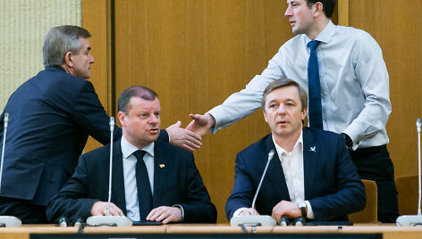 Saulius Skvernelis ir Ramūnas Karbauskis