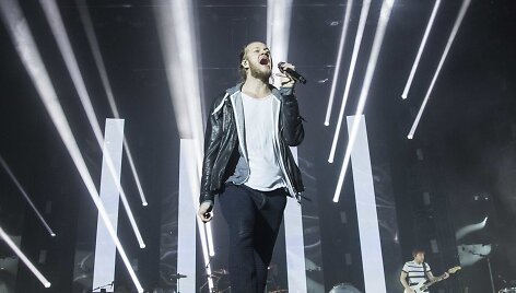 &bdquo;Imagine Dragons&ldquo; koncerto Vilniuje akimirka
