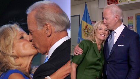 Jill Biden ir Joe Bidenas