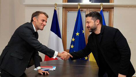 Emmanuelis Macronas / LUDOVIC MARIN / AFP