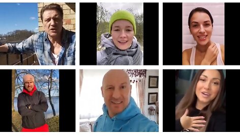 Česlovas Gabalis, Jurgita Jurkutė, Irūna Puzaraite-Čepononienė, Mantas Stonkus, Algirdas Radzevičius, Eglė Jak&scaron;tytė ir kiti sveikino &Scaron;ateikių mokyklos vaikus socialiniuose tinkluose kiekvieną pirmadienį ir ragino keltis bei eiti mokytis. į ir 