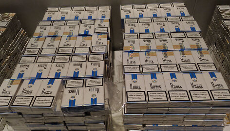 Muitininkai Leipalingyje sulaikė apie 1500 pakelių cigarečių kontrabandą