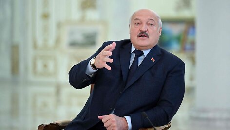Baltarusijos autoritarinis prezidentas Aliaksandras Luka&scaron;enka