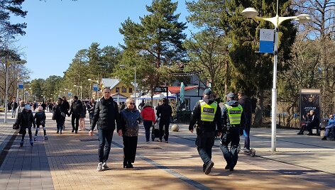 Palanga savaitgalį sulaukė kurorto i&scaron;siilgusių svečių