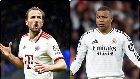Harry Kane'as ir Kylianas Mbappe