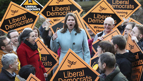 Liberaldemokratų lyderė Jo Swinson