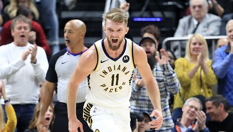 Domantas Sabonis per pirmą NBA sezono mačą pelnė 27 ta&scaron;kus.