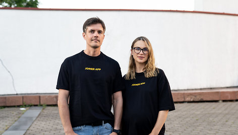 „Joiner App“ įkūrėjai Eduard Titov ir Jūratė Plungytė