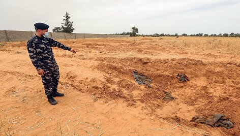 Vienos i&scaron; a&scaron;tuonių masinių kapaviečių Libijoje vieta