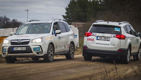 &bdquo;Subaru Forester&ldquo; ir &bdquo;Toyota RAV4&ldquo;