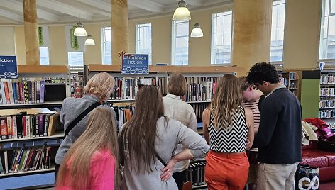Lietuvi&scaron;kų knygų bibliotekos skyriaus Edinburge atidarymas