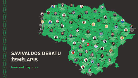 „Žinau, ką renku“ organizuoja kandidatų į merus debatus