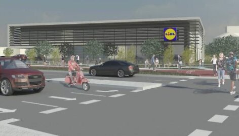 &bdquo;Lidl&ldquo; planuoja dar vieną parduotuvę sostinės Rinktinės gatvėje