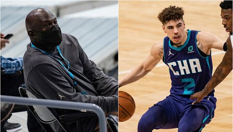 Michaelas Jordanas stebėjo LaMelo Ballo pasirodymą