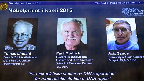&Scaron;ių metų Nobelio chemijos premijos laimėtojai