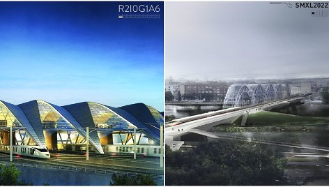 Projektai užėmę 2 vietą Rygos „Rail Baltica“ konkurse 