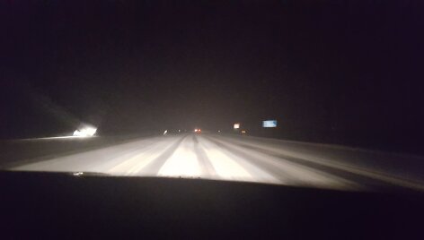 Nevalytas kelias Panevėžys-Vilnius