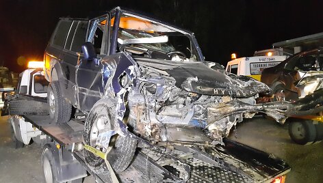  &bdquo;Hyundai Galloper&ldquo; po avarijos