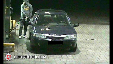 Užfiksuotas įtariamasis