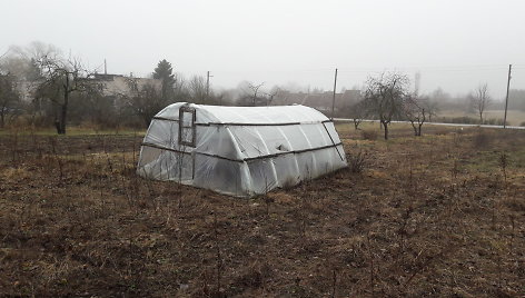 Šiltnamyje prie keturbučio aptiktas naujagimio kūnelis.