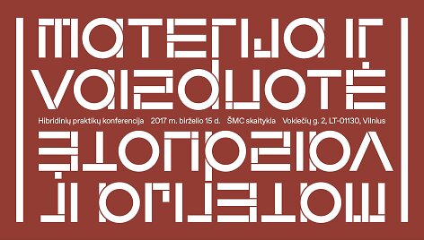 Konferencija &bdquo;Materija ir vaizduotė&ldquo;