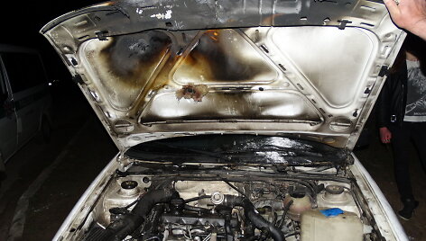 Padegtas \"Volkswagen Passat\"