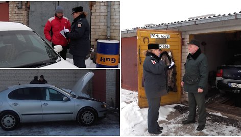 Panevėžio policija skyrė dėmesio garažų savininkams