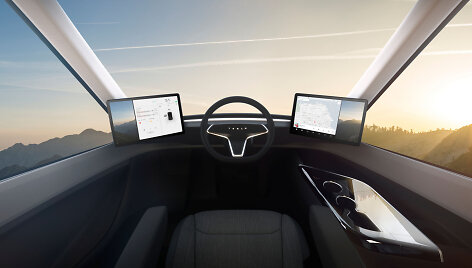 Los Andžele pristatytas naujasis &bdquo;Tesla&ldquo; elektrinis vilkikas &ndash; &bdquo;Tesla Semi&ldquo;