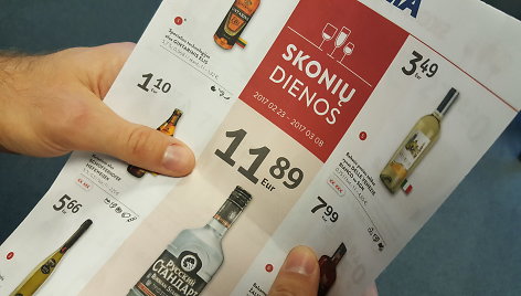 Prekybininkų gudravimai parduodant alkoholį