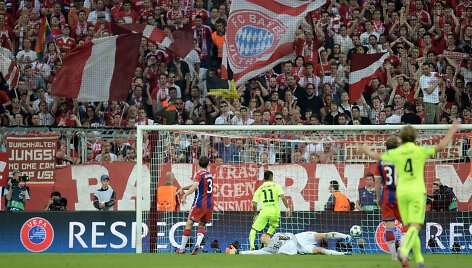 Čempionų lyga: Miuncheno &bdquo;Bayern&ldquo; &ndash; &bdquo;Barcelona&ldquo;